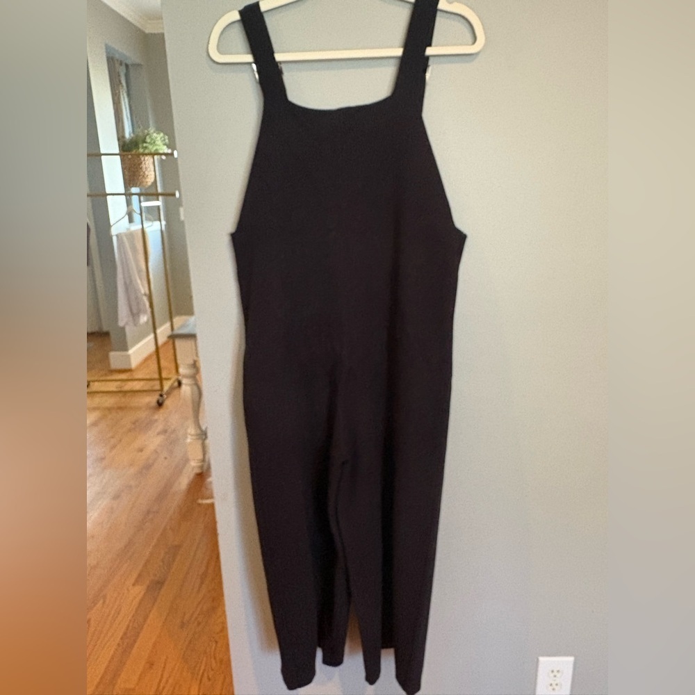Black Zara Knit Overalls - Picture 6 of 6